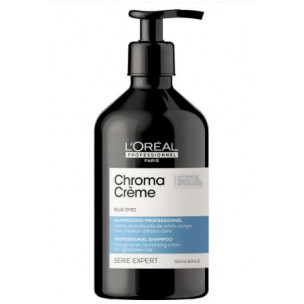 L'Oreal Professionnel Шампунь-крем Serie Expert Chroma Creme с синим пигментом для нейтрализации оранжевого оттенка, 500 мл