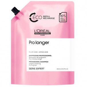 L'Oreal Professionnel Serie Expert Pro Longer Шампунь для восстановления волос по длине, рефил, 1500 мл